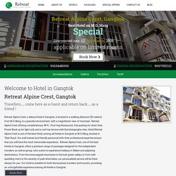 Book Luxury Hotels In Gangtok MG Marg - Prices Start ₹2000