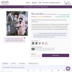 Spa Robe for Men & Women – Plush Necessities®