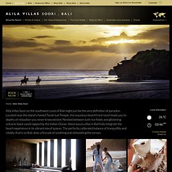 Alila Villas Soori Official Site