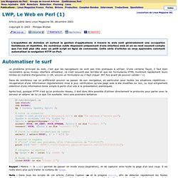 LWP, Le Web en Perl (1)