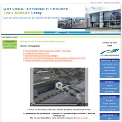 Lycée L Modeste-Leroy - Evreux