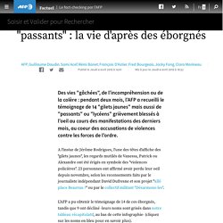 "Gilets jaunes", "lycéens" ou simples "passants" : la vie d'après des éborgnés