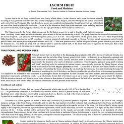 Lycium Fruit