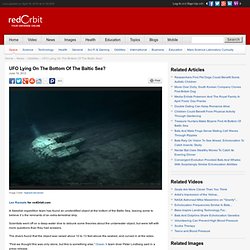 UFO Lying On The Bottom Of The Baltic Sea? - Space News
