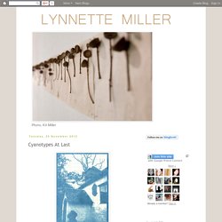 LYNNETTE MILLER: Cyanotypes At Last