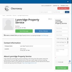 Lyonridge Property Service