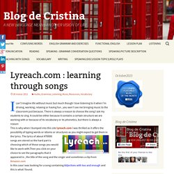 Lyreach.com : learning through songs