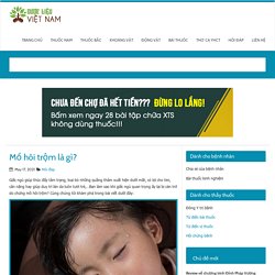 Mồ hôi trộm là gì?