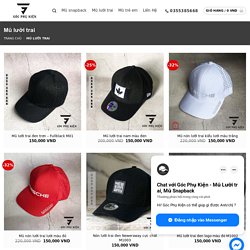 TOP 10+ Mũ lưỡi trai ĐẸP, BỤI & CHẤT