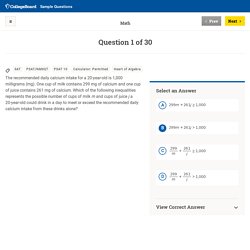 SAT Suite of Assessments