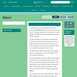 Maori - Britannica Kids