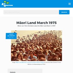 Māori Land March 1975