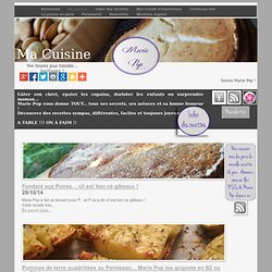 Marie Pop - Blog Ma Cuisine