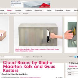 Cloud Boxes by Studio Maarten Kolk and Guus Kusters