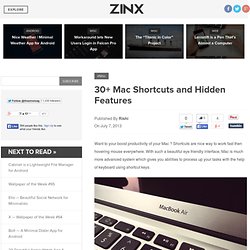 30+ Mac Shortcuts and Hidden Features