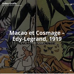 Macao et Cosmage – Edy-Legrand, 1919