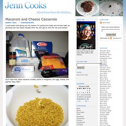 Macaroni and Cheese Casserole » Jenn Cooks » Blog Archive