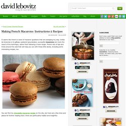 Making French Macarons: Instructions & Recipes