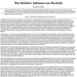 Macbeth and the Witches