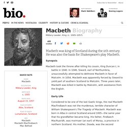 Macbeth - Biography - King, Military Leader