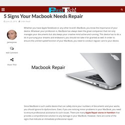 5 Signs Your Macbook Needs Repair