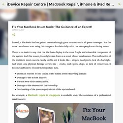Fix Your MacBook Issues Under The Guidance of an Expert!
