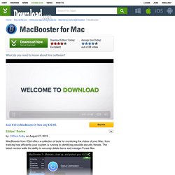 Welcome MacBooster users