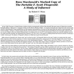 Macdonald / The Portable F. Scott Fitzgerald