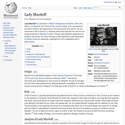 Lady Macduff