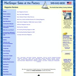 MacGregor Sailboats - MacGregor 26 Trailerable Sailboats
