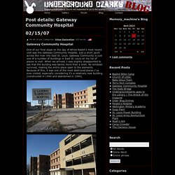 Memory_machine's Blog - Gateway Community Hospital