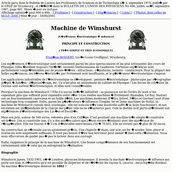 Machine de Wimshurst