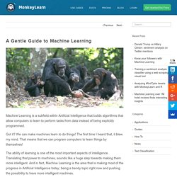 Blog – A Gentle Guide to Machine Learning