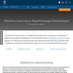 Machine learning : présentation et atouts