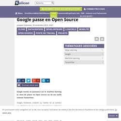 Machine Learning : Google livre TensorFlow en Open Source