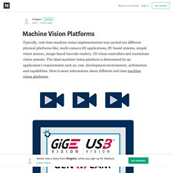 Machine Vision Platforms