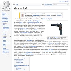 Machine pistol