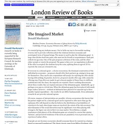 Donald MacKenzie reviews ‘Machine Dreams’ by Philip Mirowski · LRB 31 October 2002