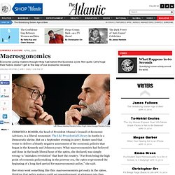 Macroegonomics - The Atlantic (April 2009)