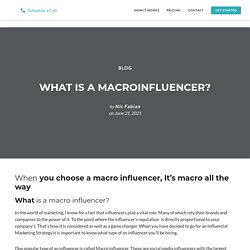 What is a macroinfluencer? - Social Sensei