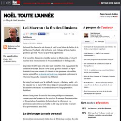 Loi Macron : la fin des illusions