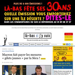 Macron fait payer les mesures « gilets jaunes » par la Sécu !