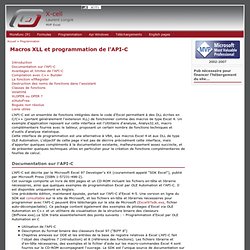 Macros XLL - Program. API-C