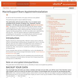 MactelSupportTeam/AppleIntelInstallation
