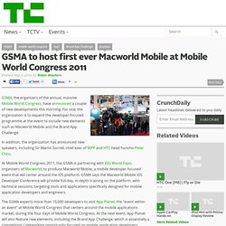 GSMA to host first ever Macworld Mobile at Mobile World Congress 2011