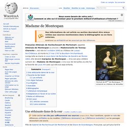 Madame de Montespan - 1640-1707