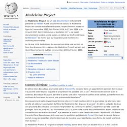 Madeleine Project