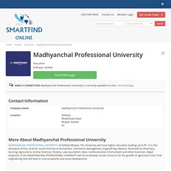Madhyanchal Professional University - Education - Local Business