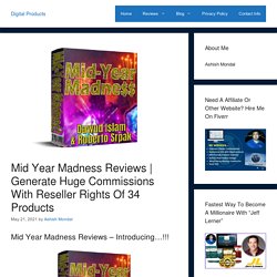 >>Mid Year Madness Reviews ⚠️ Details Of Dawud's 34 Products <<