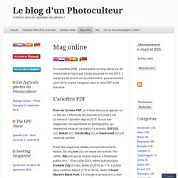 Mag online « Le blog d'un Photoculteur